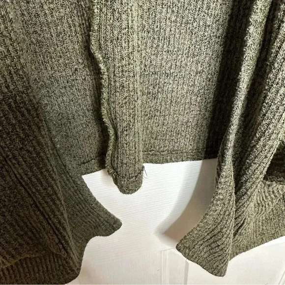 Streetwear Society Cardigan  Long Slouchy Green Size Medium - Picture 4 of 16